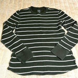 Gap Long Sleeve Waffle Knit Shirt